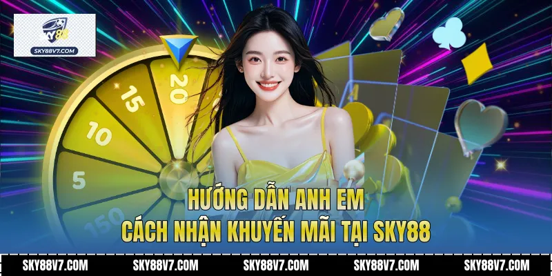 Hướng dẫn anh em cách nhận khuyến mãi tại Sky88