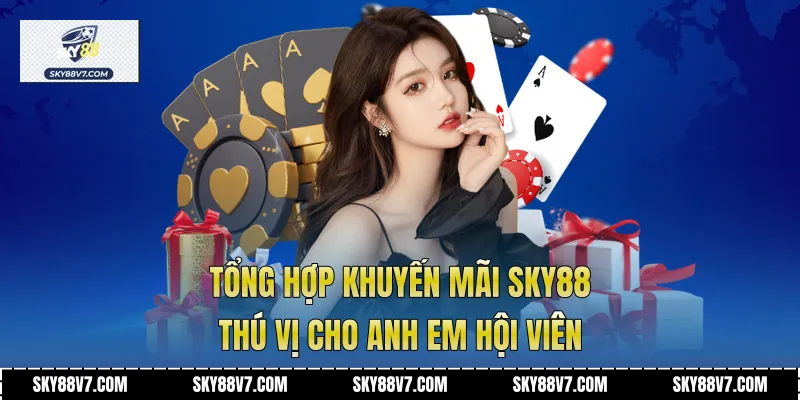 Tổng hợp khuyến mãi Sky88 thú vị cho anh em hội viên